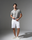 Men’s Short Sleeve Gray Polo (MPO146)