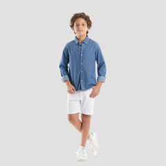 Boys' Denim Shirt-BSH153 - Naga Homme