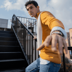 Mustard Pullover Mock Neck - MPLFSH-26 - nagahomme