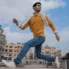 Mustard Pullover Mock Neck - MPLFSH-26 - nagahomme