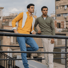 Mustard Pullover Mock Neck - MPLFSH-26 - nagahomme