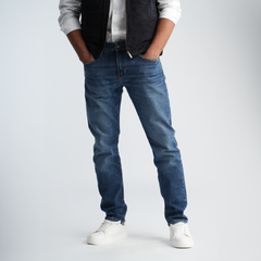 Men's Blue Denim Jeans-MPT197