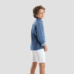 Boys' Denim Shirt-BSH153 - Naga Homme