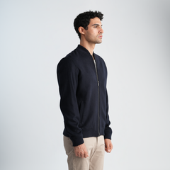 Men's Navy Jacket-MJKF-31