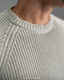 Men’s Grey Knitted Pullover