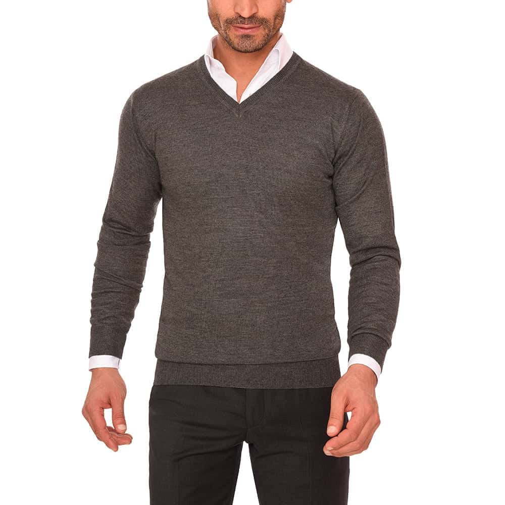 Basic Charcoal Chanee Pullover(mplbsc-06) - nagahomme