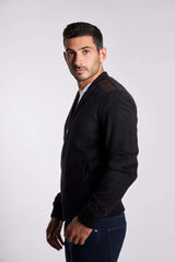 Black and Red checks wool jacket(19) - nagahomme