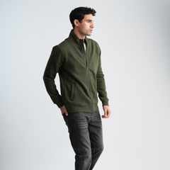 Men's Olive Sweatshirt-MSW-55
