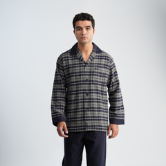 Navy*Grey Pajama Set-MPJLC127