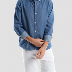 Boys' Denim Shirt-BSH153 - Naga Homme