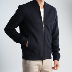 Men's Navy Jacket-MJKF-31