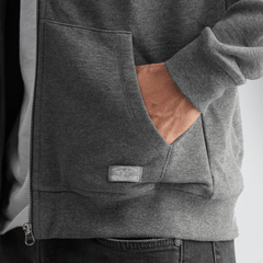 Men's Grey Hoodie-MSW-70