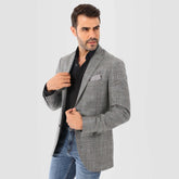 Black*Grey Blazer Jacket(363) - nagahomme