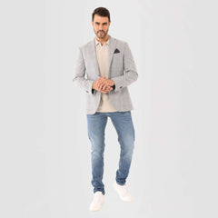 Checks chanee Blazer Jacket(365) - nagahomme