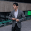 Dark Grey Blazer Jacket(393) - nagahomme