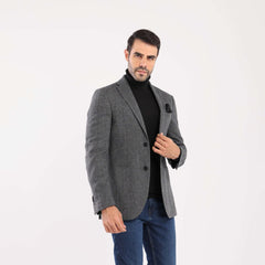 Dark Grey Blazer Jacket(393) - nagahomme