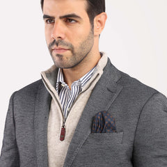 Charcoal chanee Blazer Jacket(395) - nagahomme