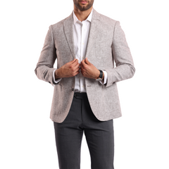 Beige Blazer Jacket - MJKC401 - nagahomme