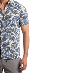 Printed Casual Modern Fit Shirt - MSH063 - nagahomme