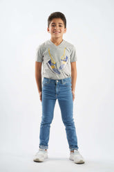 Boys five pocket denim pants(03)