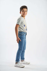 Boys five pocket denim pants(03)