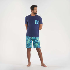 Navy 2 Pc Pajamas(12) - Naga Homme