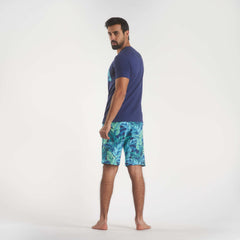 Navy 2 Pc Pajamas(12) - Naga Homme