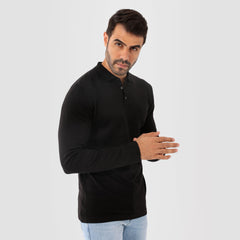 Black Pullover Basic Long Sleeve - MPLBSC-86 - nagahomme