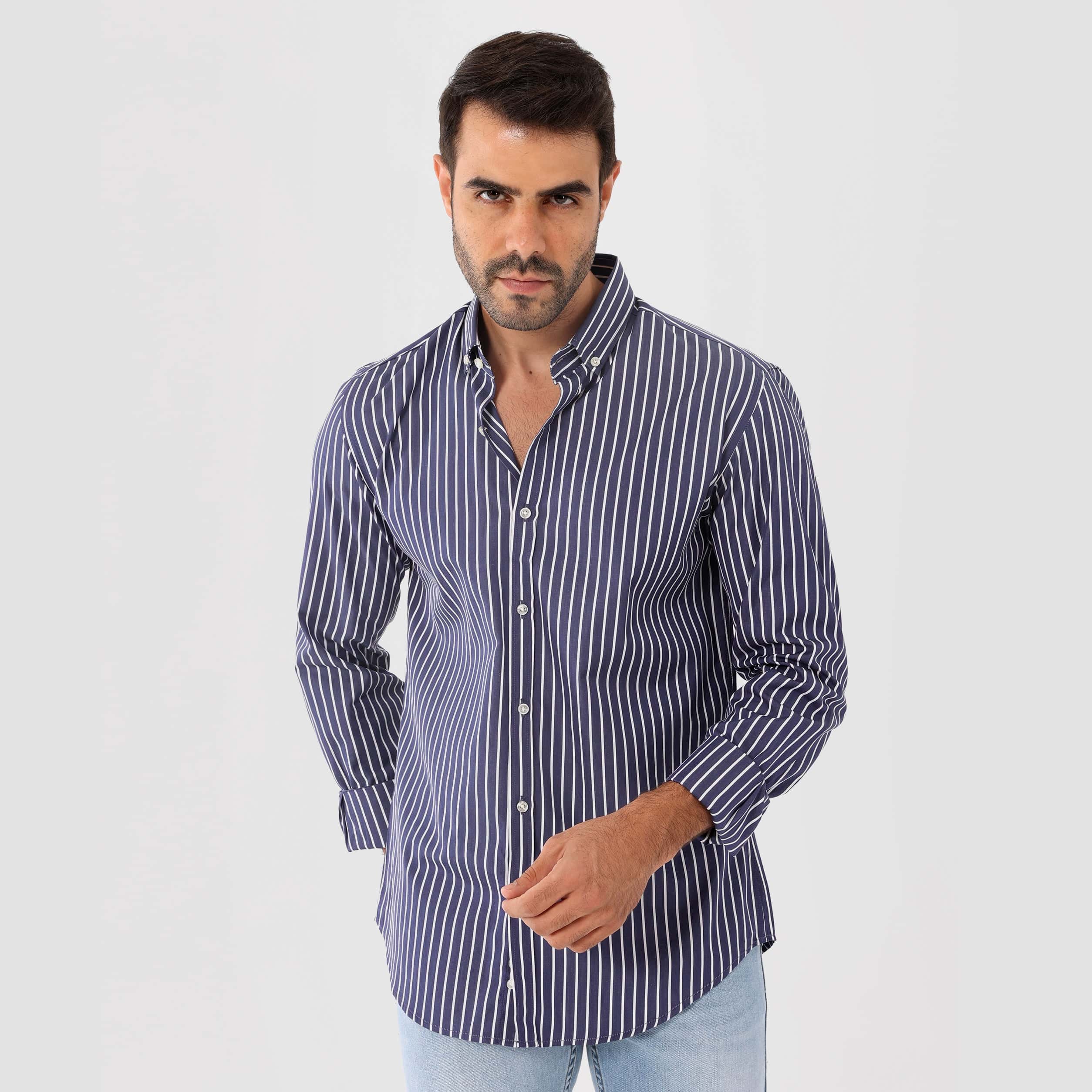 Stripe Shirt - MSH009 - nagahomme