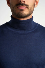 Navy Blue Rounded-Neck Pullover(10) - nagahomme