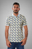 Yellow PRINTED Short Sleeves Polo(17) - nagahomme