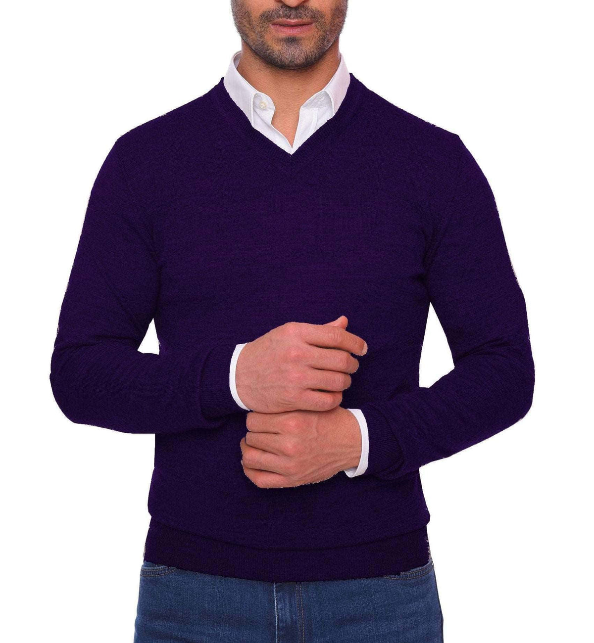 Dark Mouve Basic Pullover(mplbsc-06) Main image