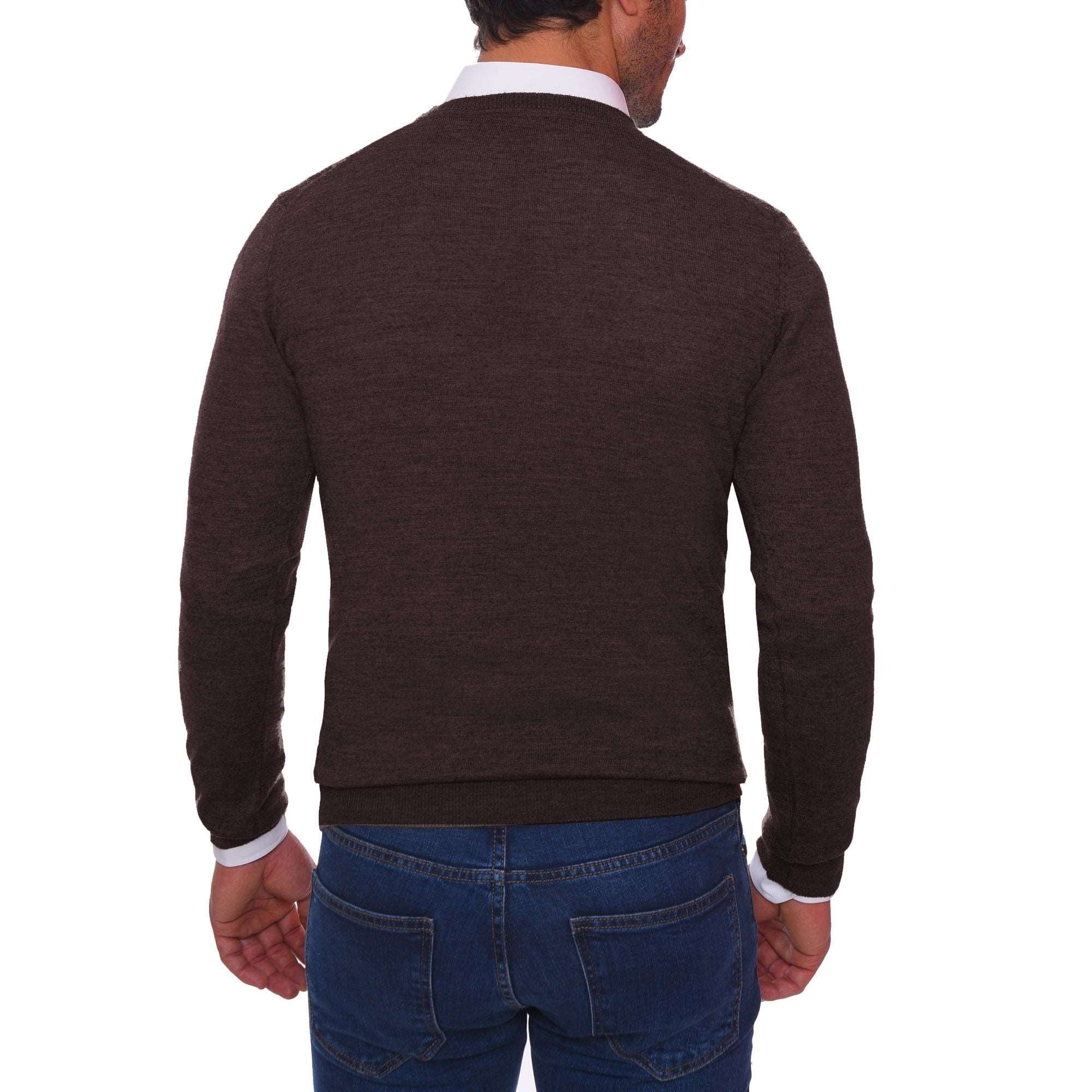 Brown Basic Pullover(mplbsc-06)