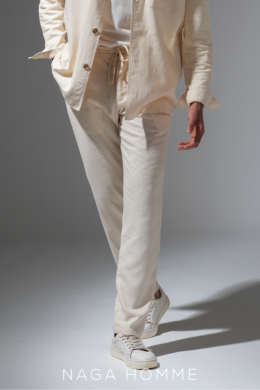 Off White Linen Pants for Men – MPT229