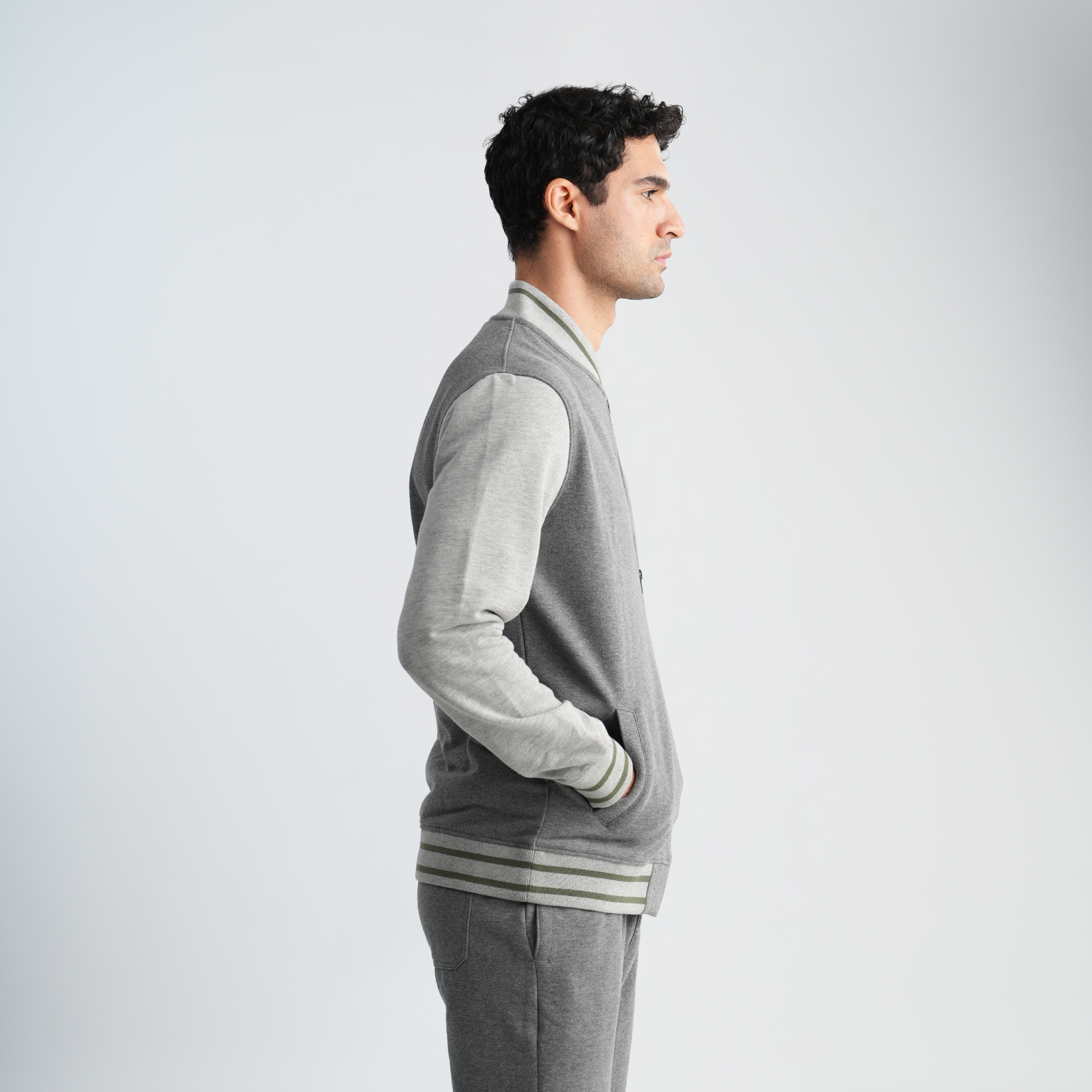Men's Grey Set-MPJL181