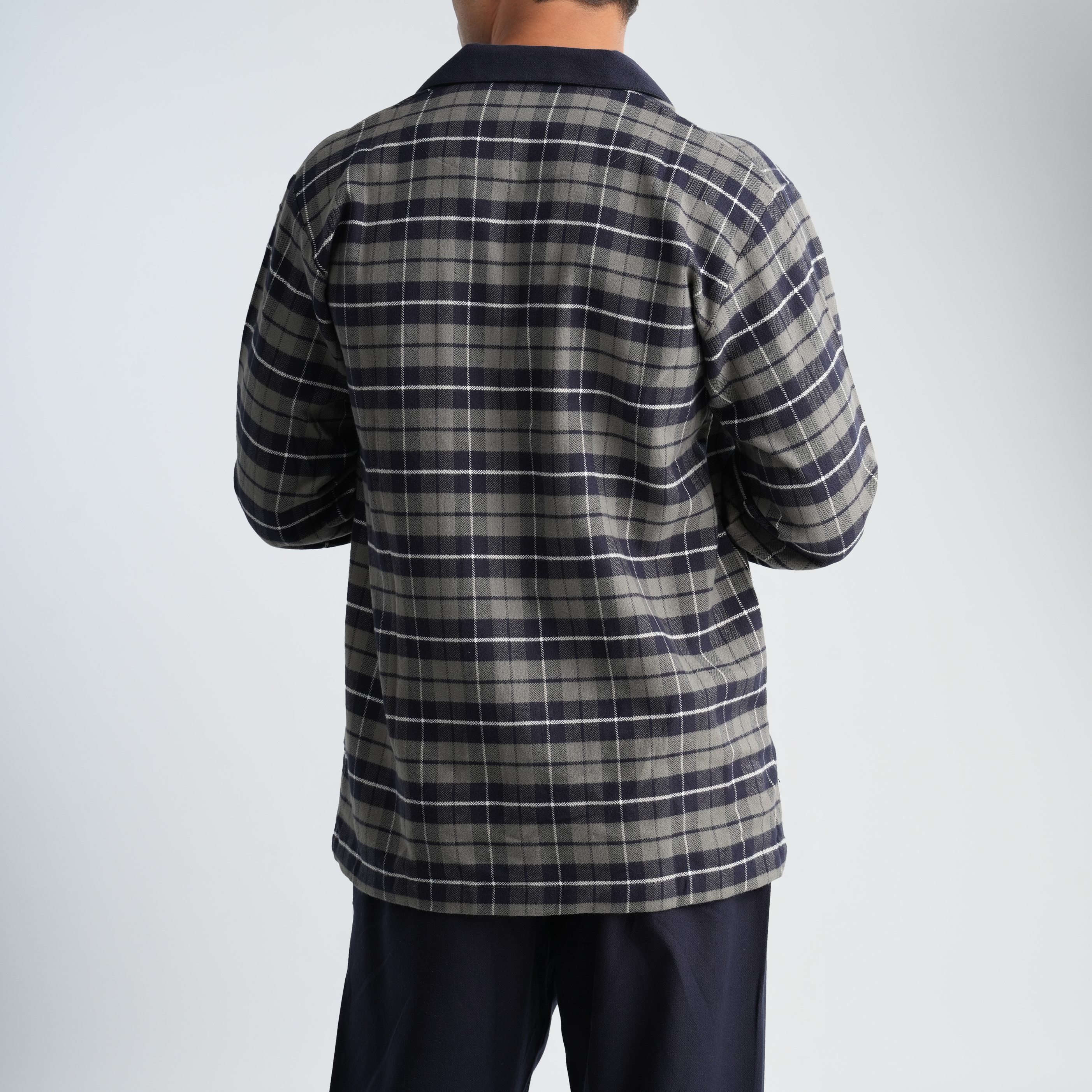 Navy*Grey Pajama Set-MPJLC127