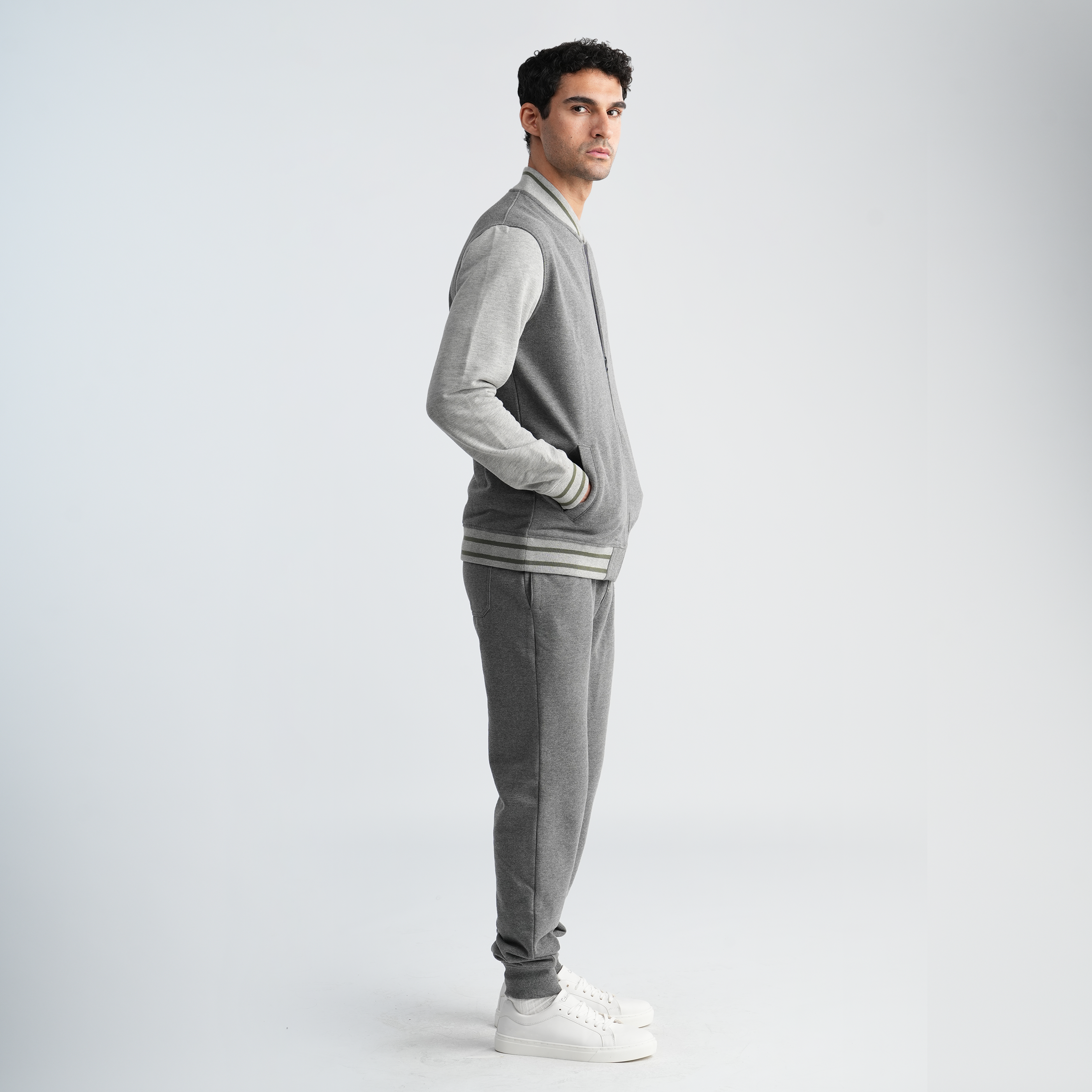 Men's Grey Set-MPJL181