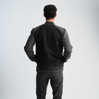 Men's Black*Grey Jacket-MSW-68