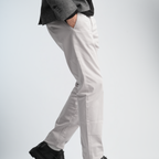 Men's Gabardine Grey Pants-MPT198