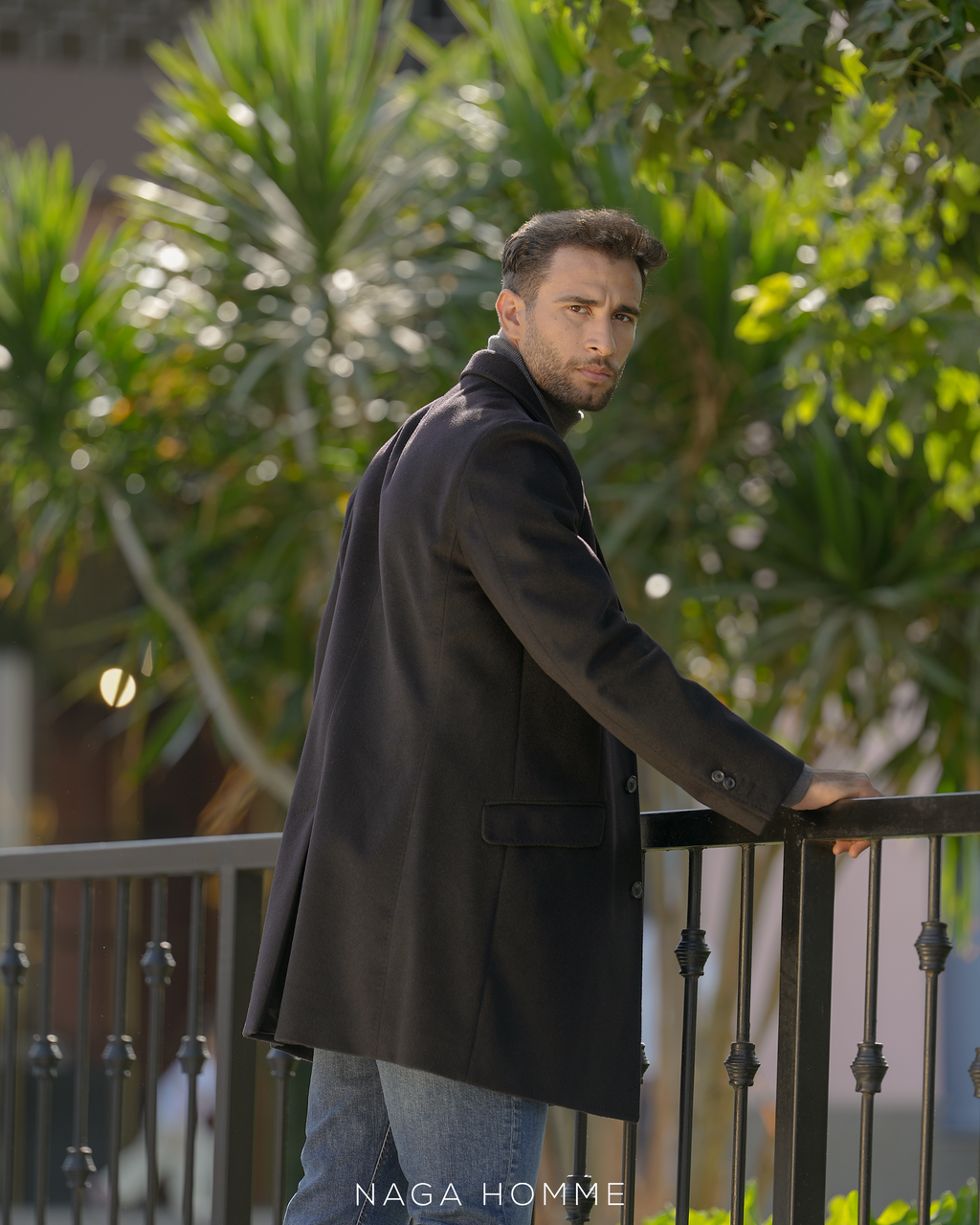 Men's Wool Coat-MCO-07
