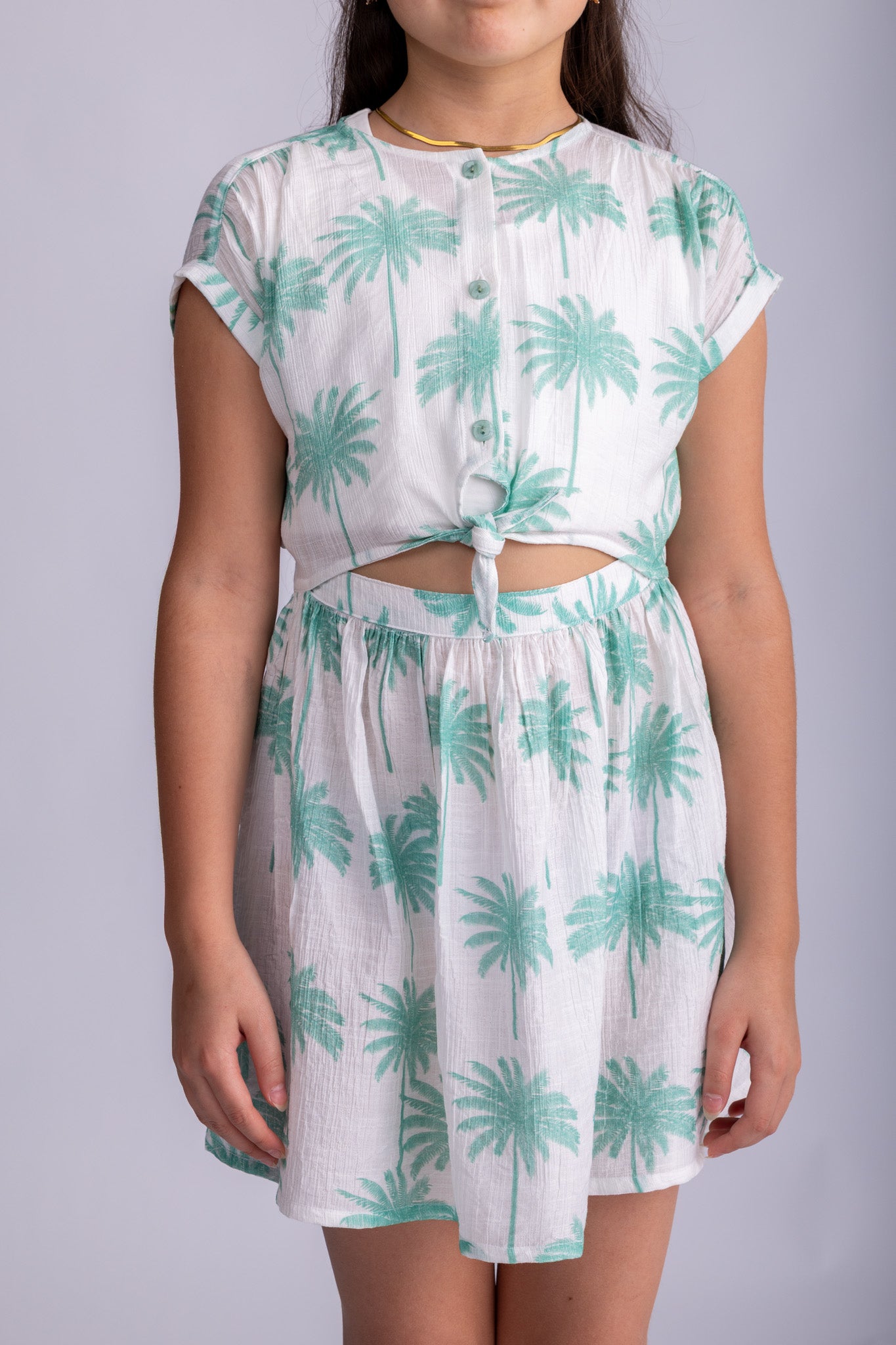Girls Cotton Dress Secondary image