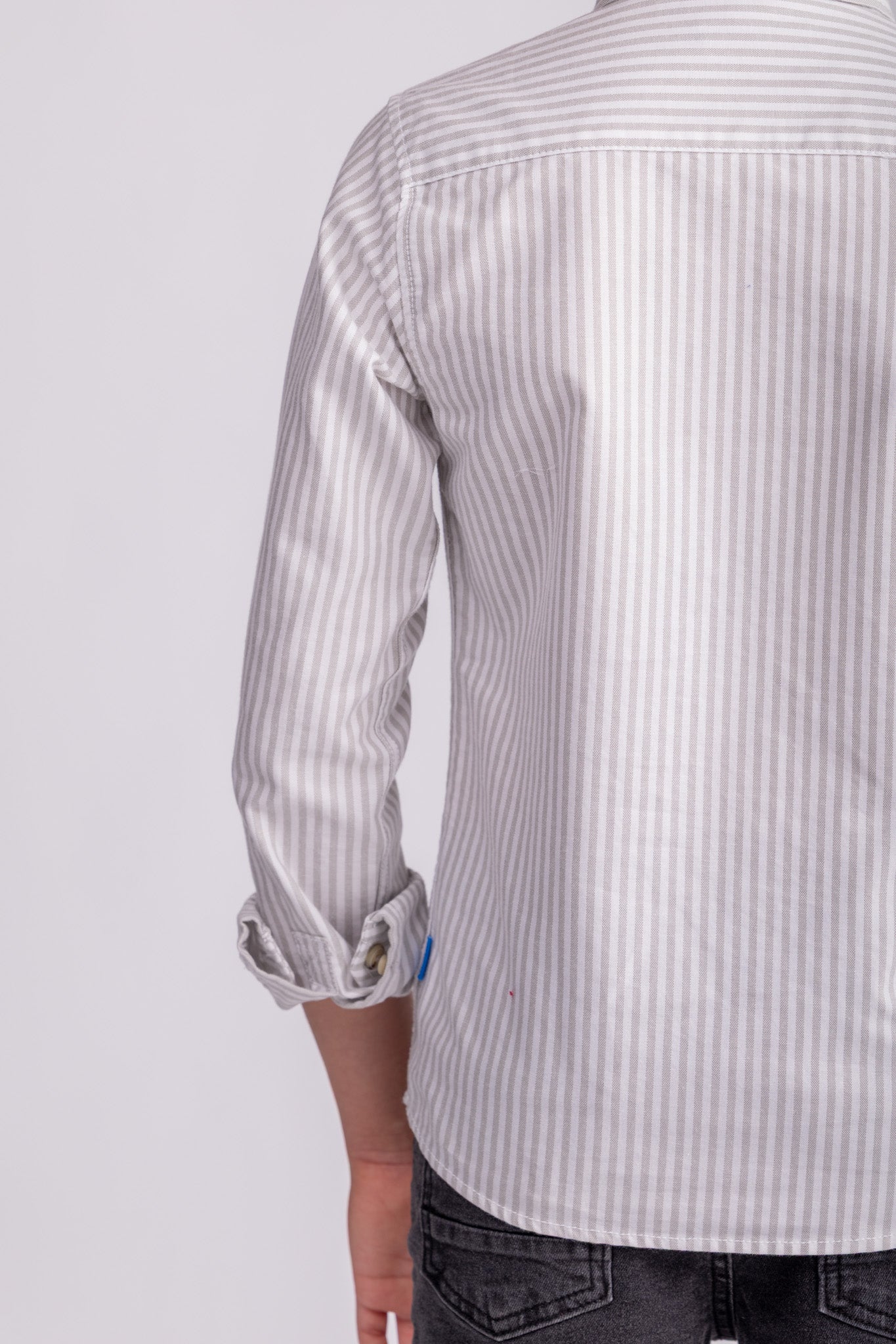 Boys Cotton Striped Shirt