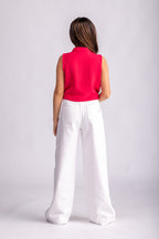Girls Wide Leg Jeans