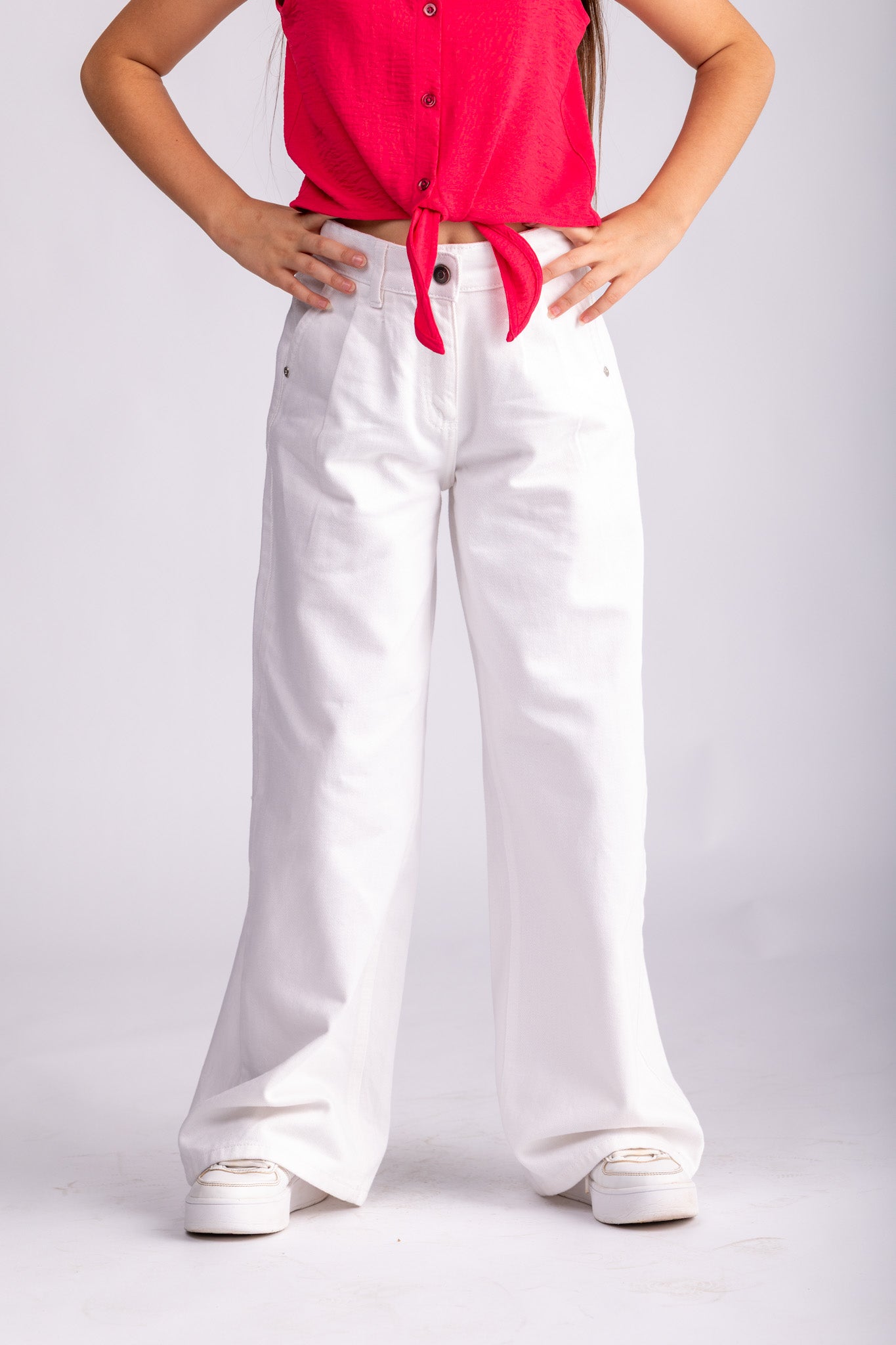 Girls Wide Leg Jeans Main image