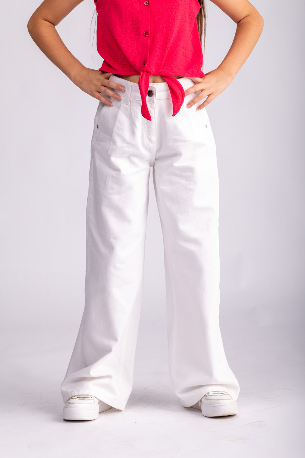 Girls Wide Leg Jeans