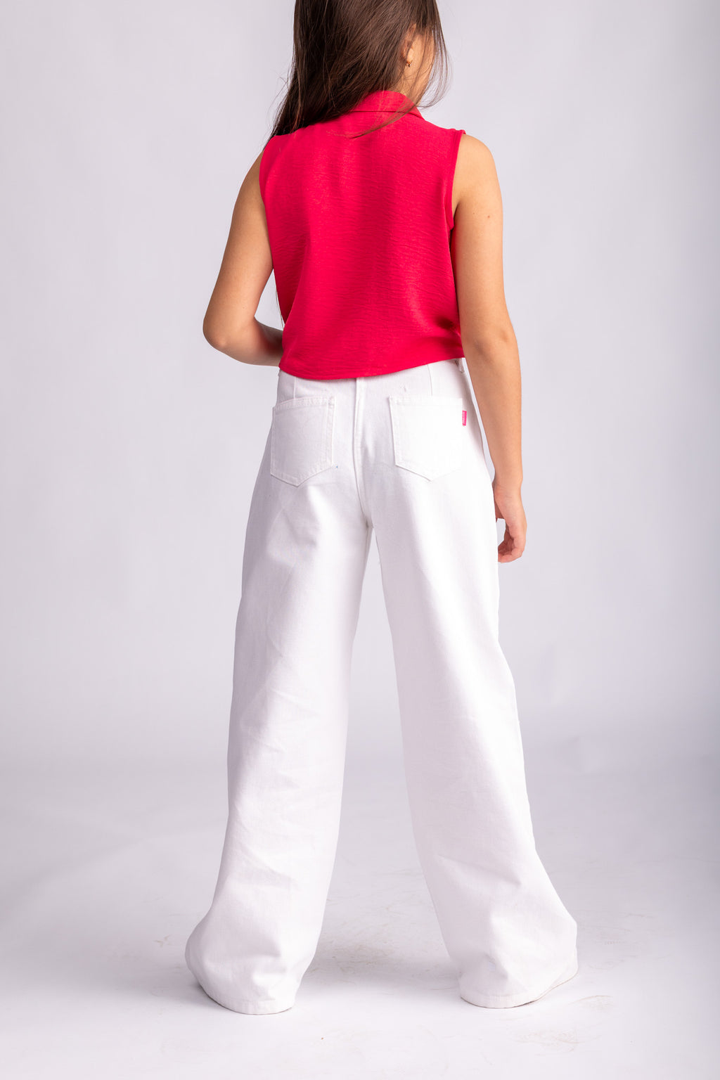 Girls Wide Leg Jeans
