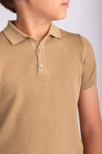 Boys Knit Polo Shirt