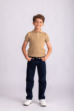 Boys Knit Polo Shirt