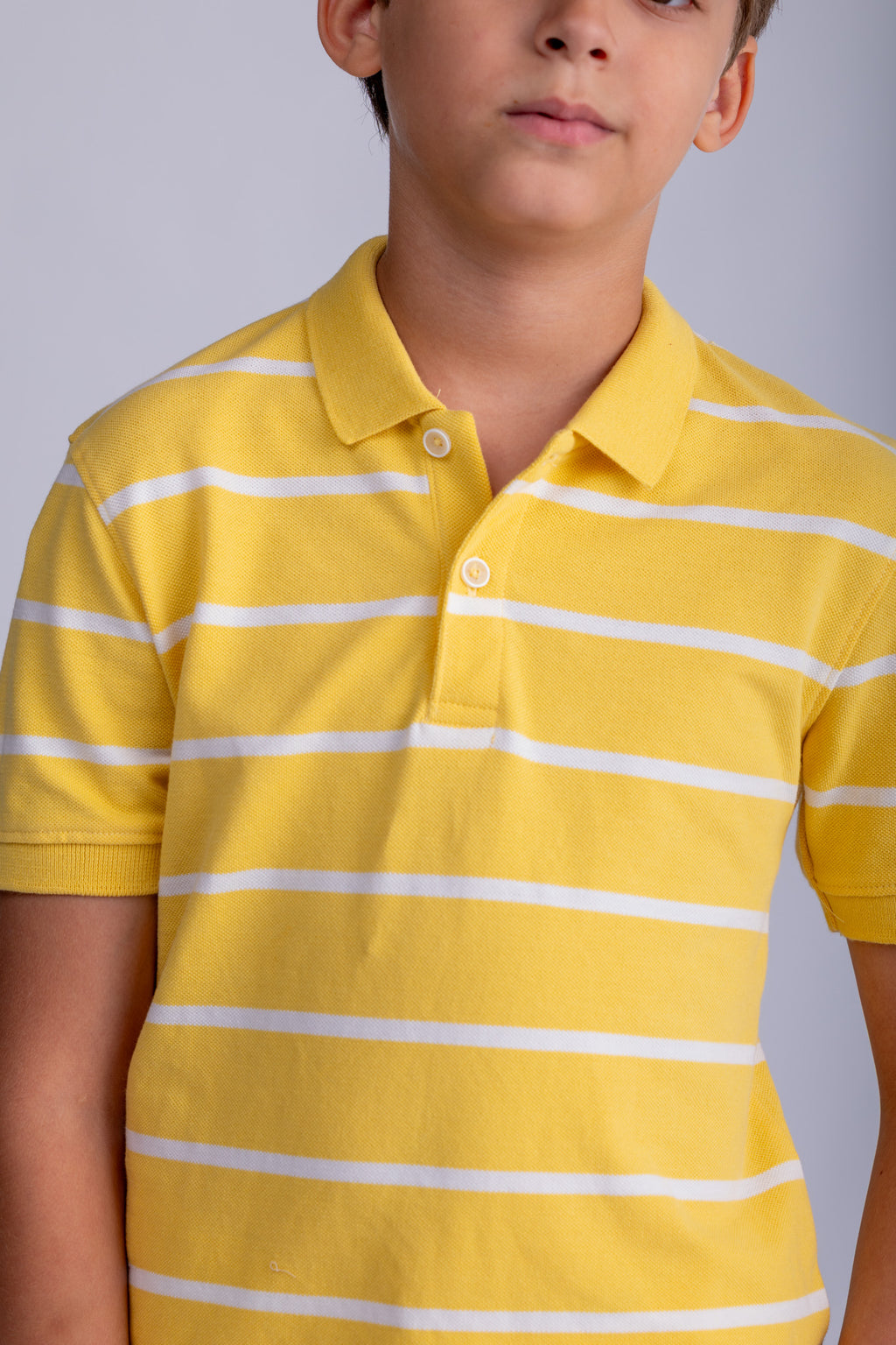 Boys Striped Polo Shirt