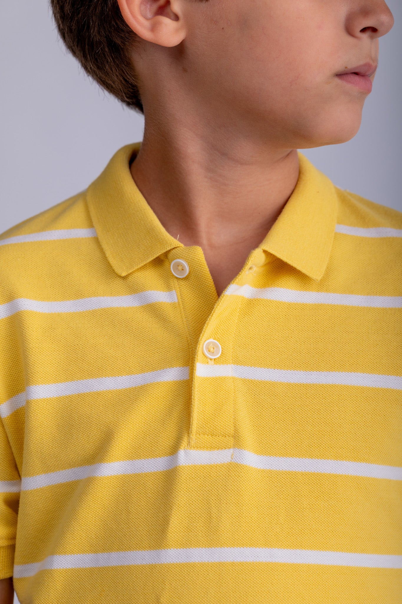 Boys Striped Polo Shirt